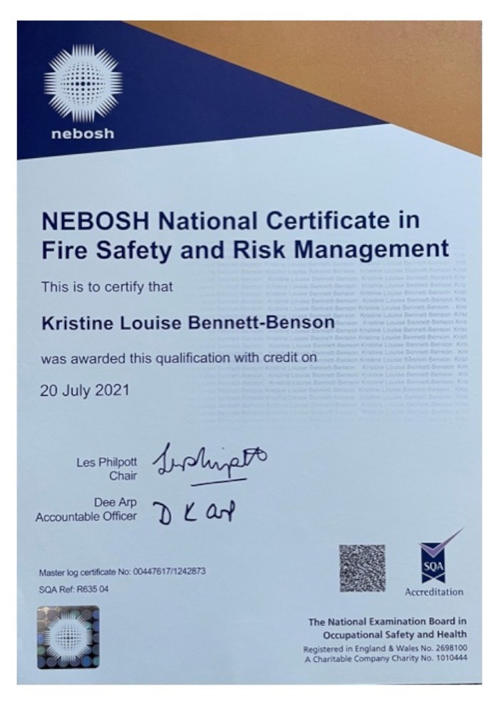 Fire Safety and Risk Management