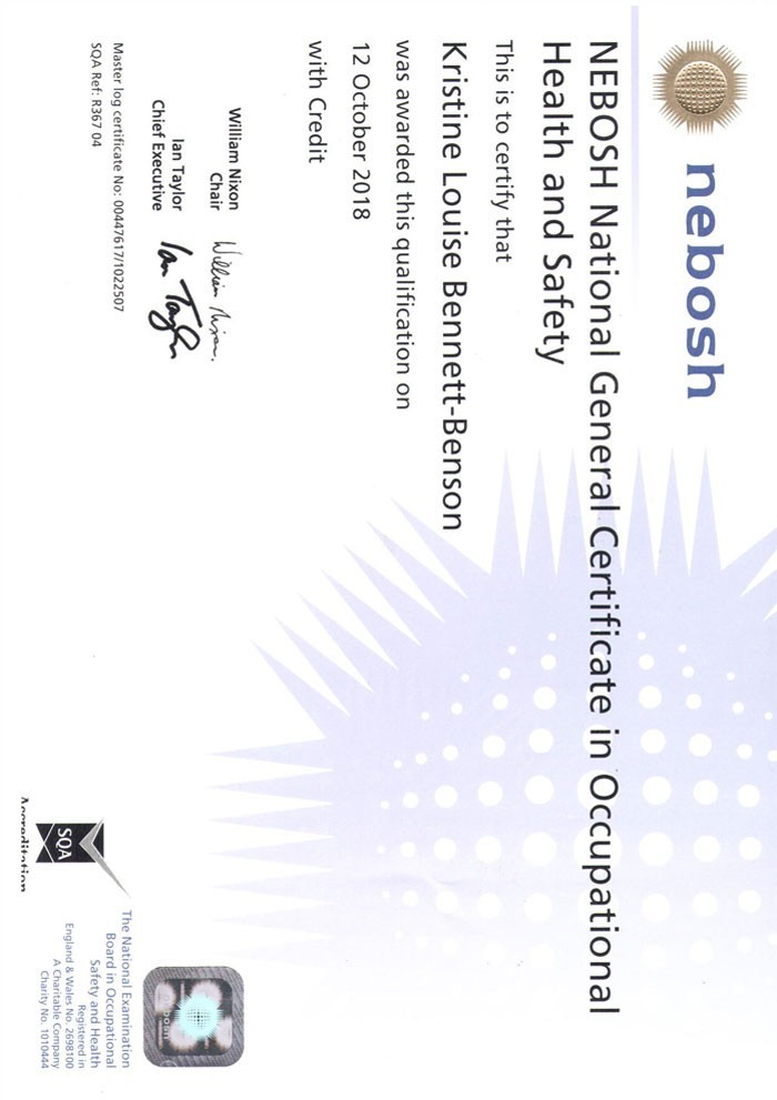 Nebosh National General Certificate